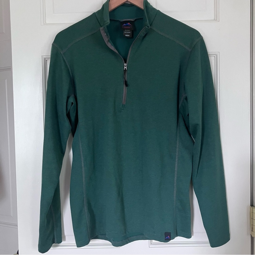 Narragansett Traders Quarter Zip Polyester Knit Fits Small or Medium
